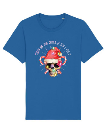 This Is As Jolly As I Get Skull Christmas Royal Blue