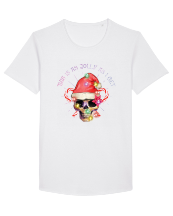 This Is As Jolly As I Get Skull Christmas White