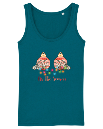 Tis' The Season Christmas Skeleton Hands Ocean Depth
