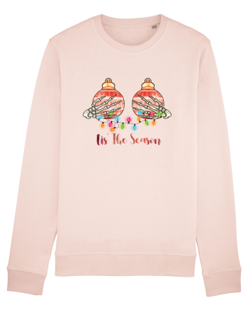 Tis' The Season Christmas Skeleton Hands Candy Pink