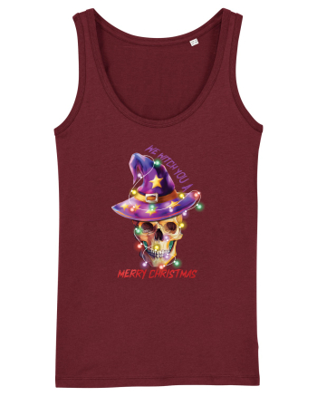 We Witch You A Merry Christmas Burgundy