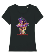 We Witch You A Merry Christmas Tricou mânecă scurtă guler larg fitted Damă Expresser