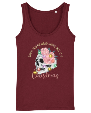When You're Dead Inside But It's Christmas Burgundy