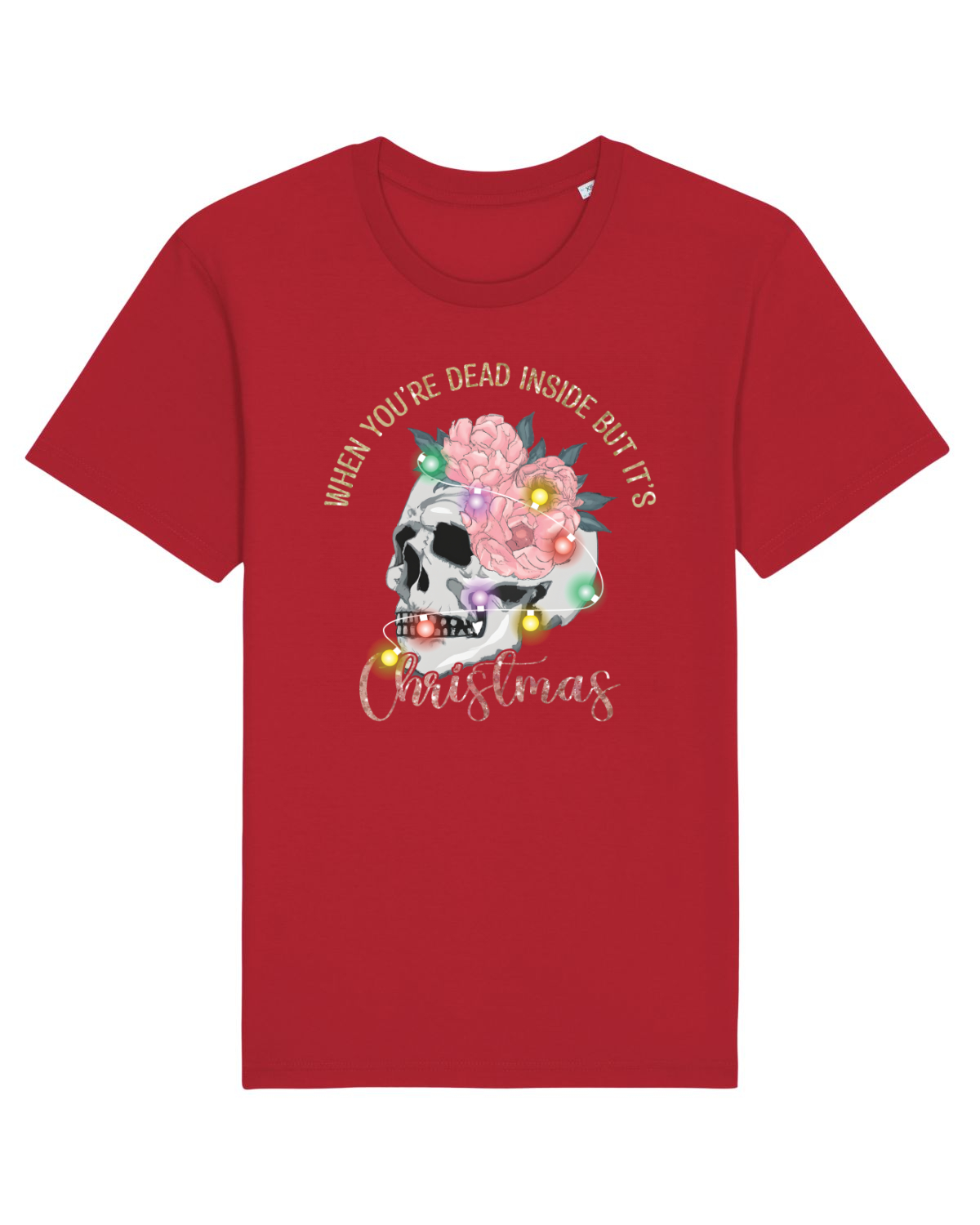 Tricou mânecă scurtă Unisex Rocker Red