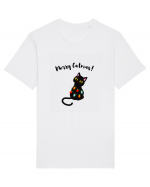 Merry Catmas Tricou mânecă scurtă Unisex Rocker