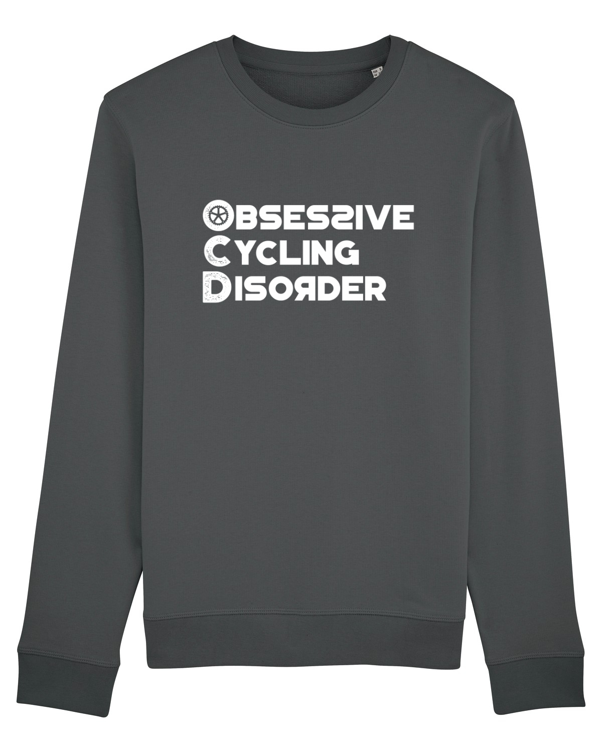 Bluză mânecă lungă Unisex Rise Anthracite