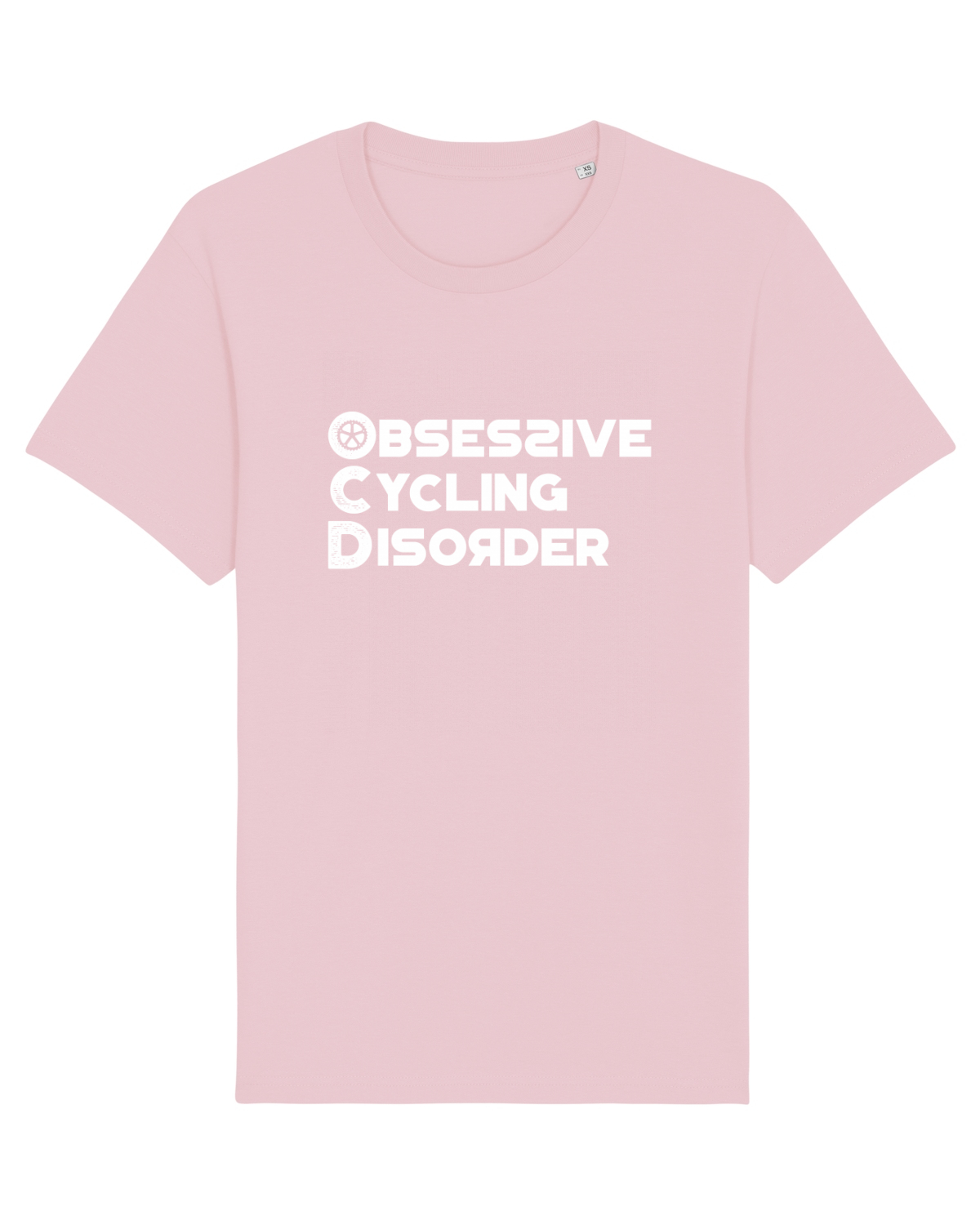 Tricou mânecă scurtă Unisex Rocker Cotton Pink