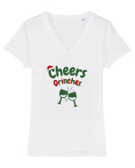 cheers Grinches Tricou mânecă scurtă guler V Damă Evoker