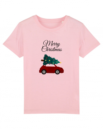 Merry Christmas Cotton Pink