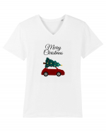 Merry Christmas Tricou mânecă scurtă guler V Bărbat Presenter