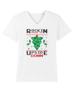 Crăciun Invers 2 Tricou mânecă scurtă guler V Bărbat Presenter