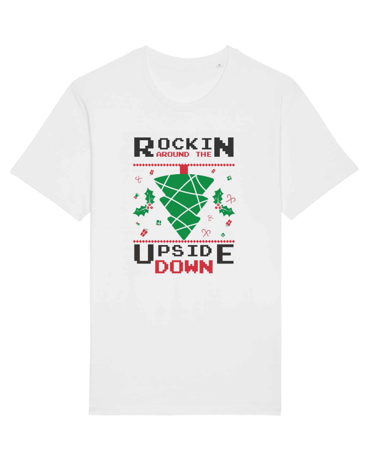 Tricou mânecă scurtă Unisex Rocker White