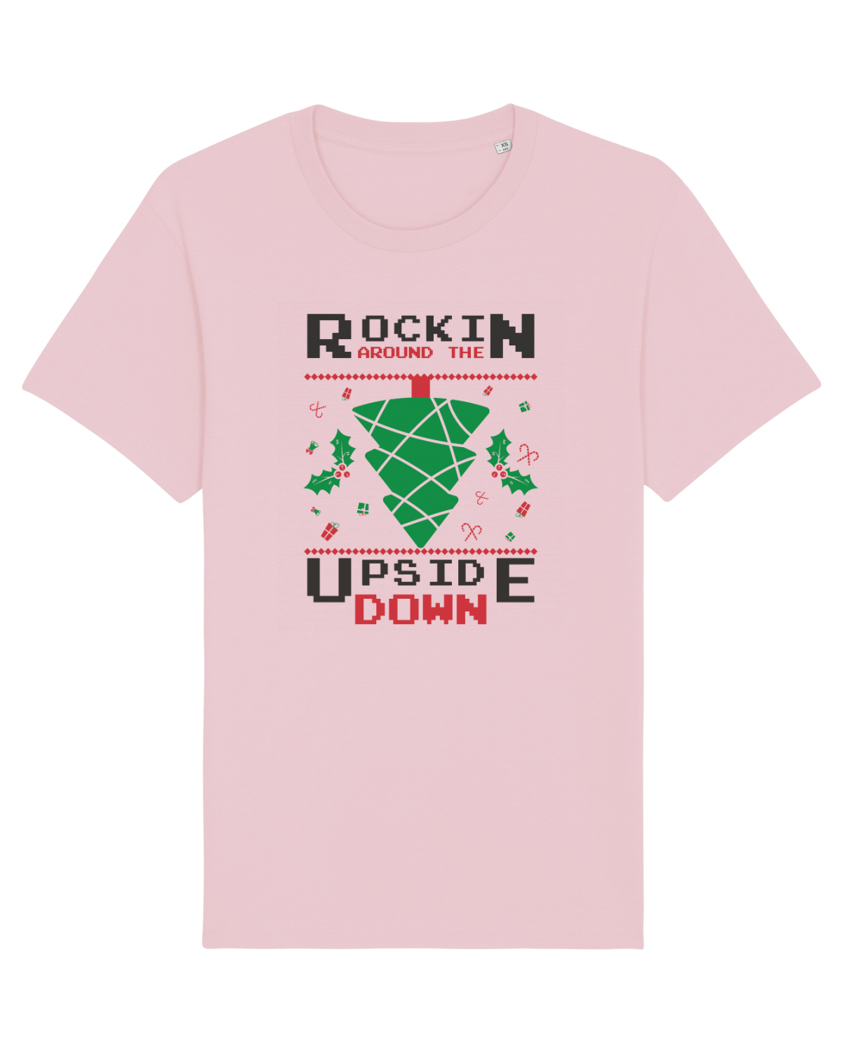 Tricou mânecă scurtă Unisex Rocker Cotton Pink