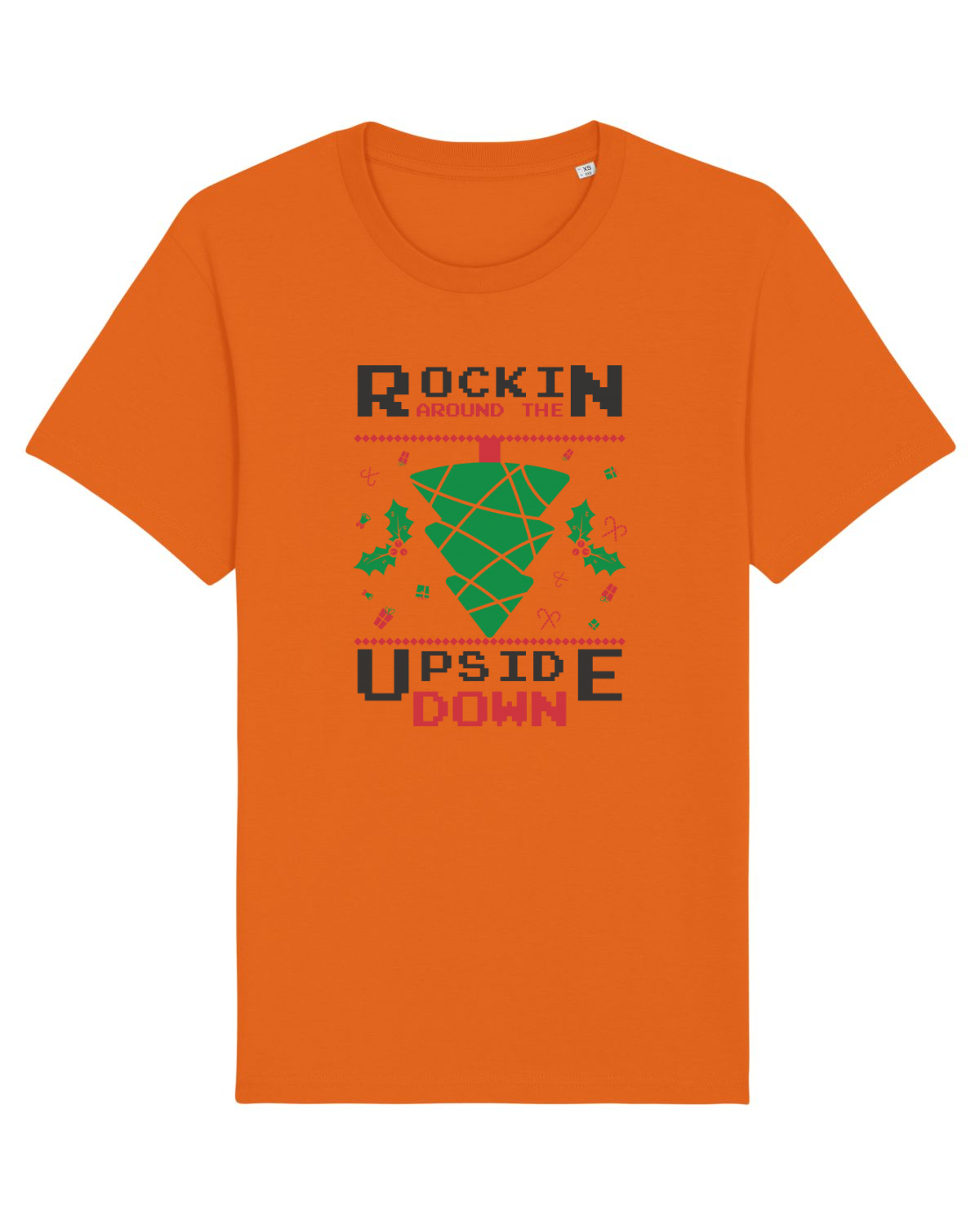 Tricou mânecă scurtă Unisex Rocker Bright Orange