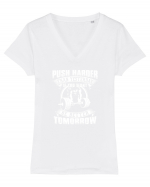 Push harder Tricou mânecă scurtă guler V Damă Evoker