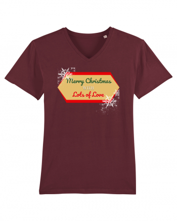 merry christmas with love Burgundy