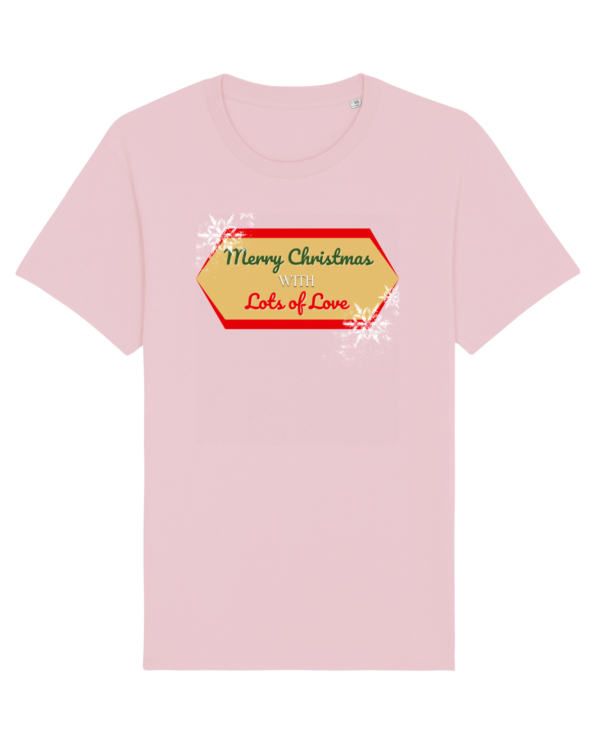 Tricou mânecă scurtă Unisex Rocker Cotton Pink