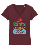 Dear Santa Tricou mânecă scurtă guler V Damă Evoker