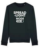 Spread Light Mode ON Bluză mânecă lungă Unisex Rise