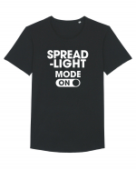 Spread Light Mode ON Tricou mânecă scurtă guler larg Bărbat Skater