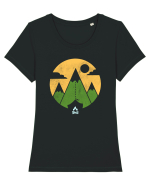 Camping Tricou mânecă scurtă guler larg fitted Damă Expresser