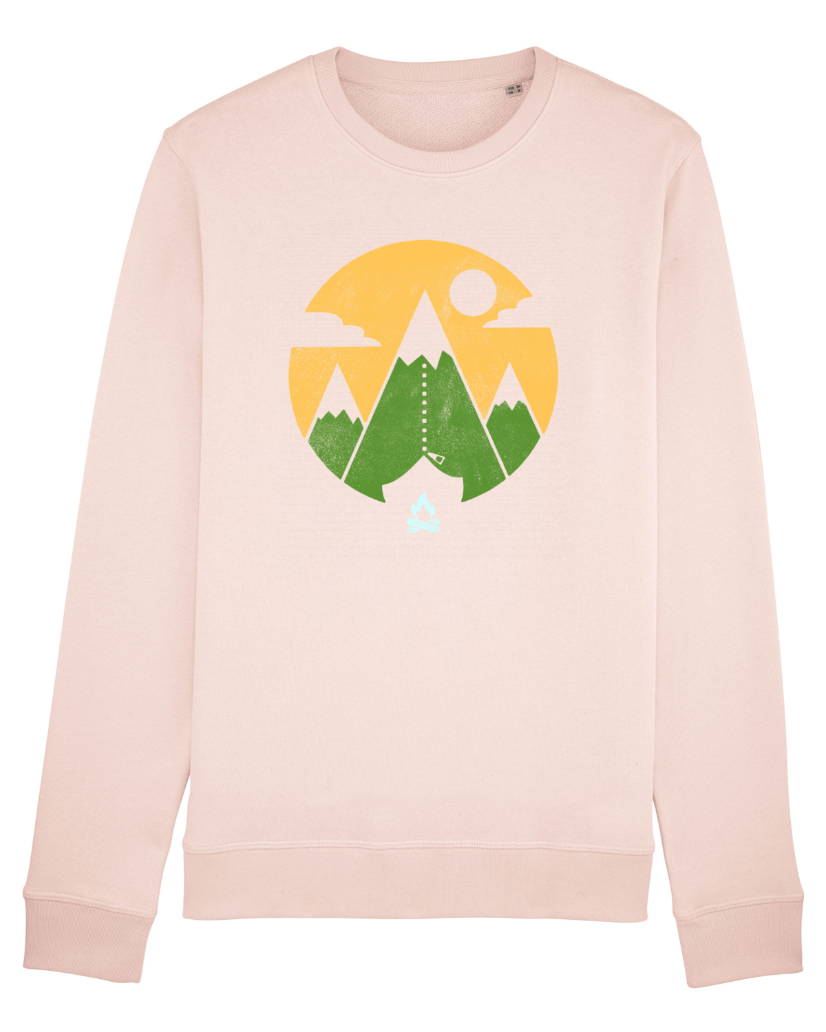 Bluză mânecă lungă Unisex Rise Candy Pink