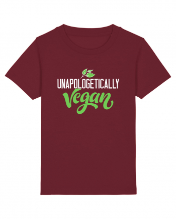 Unapologetically vegan Burgundy