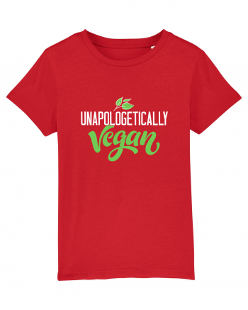 Unapologetically vegan Red