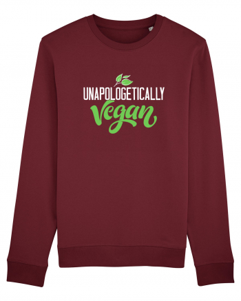 Unapologetically vegan Burgundy