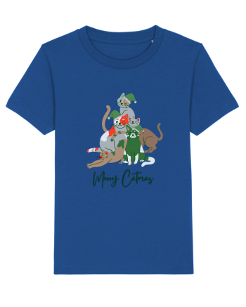 Merry Catmas Green Majorelle Blue