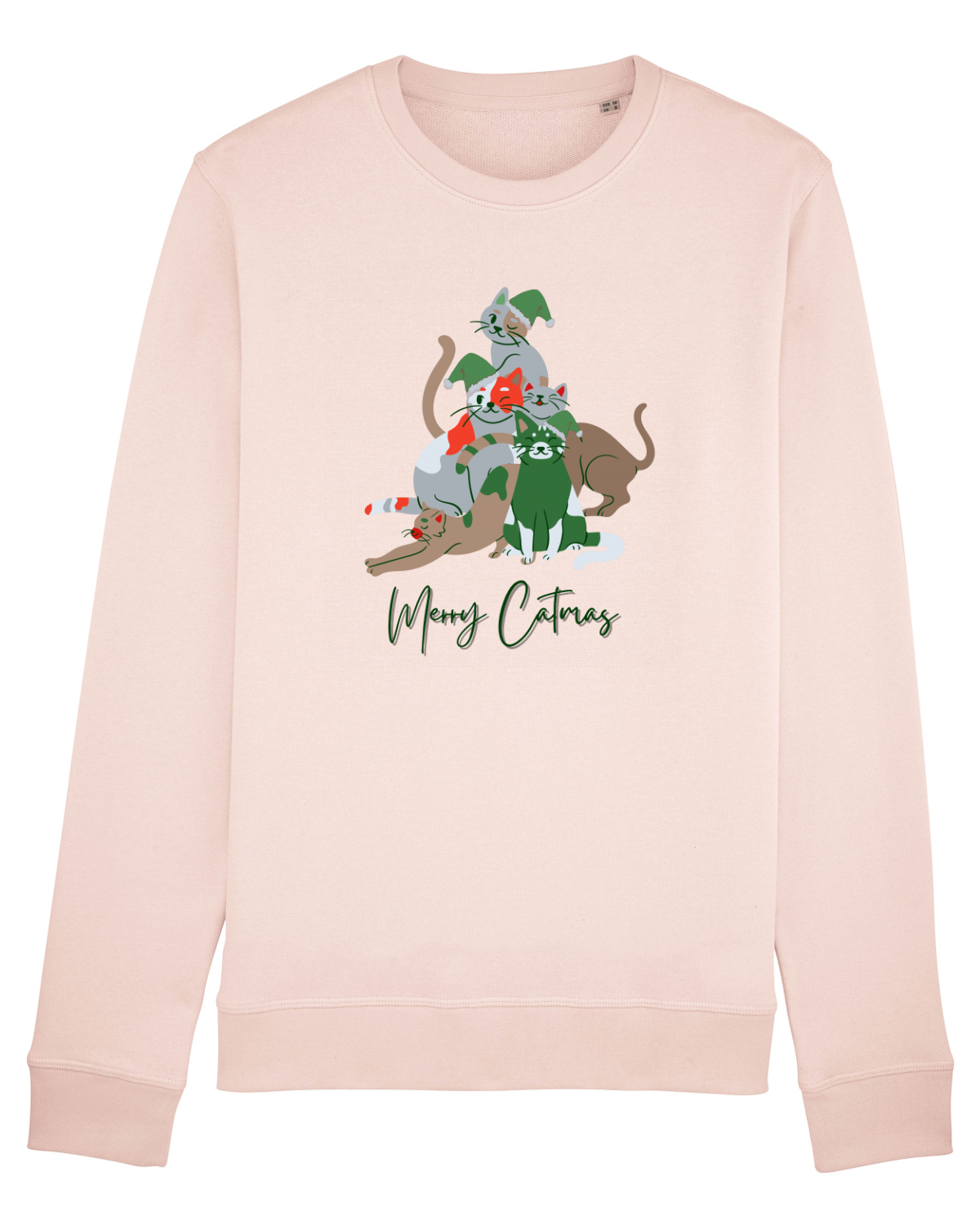 Bluză mânecă lungă Unisex Rise Candy Pink