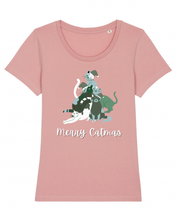 Merry Catmas white Canyon Pink