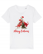 merry catmas red Tricou mânecă scurtă  Copii Mini Creator