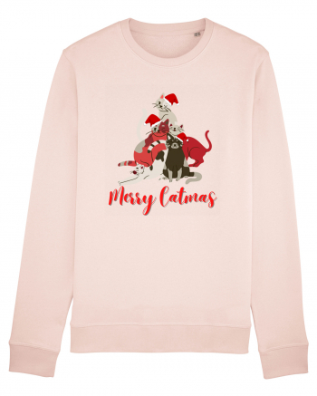 merry catmas red Candy Pink