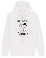 meowy catmas 1 Hanorac cu fermoar Unisex Connector