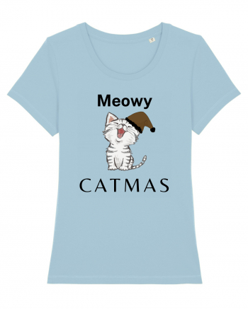 meowy catmas 2 Sky Blue