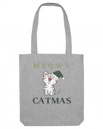 meowy catmas 3 Heather Grey