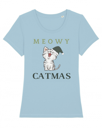 meowy catmas 3 Sky Blue