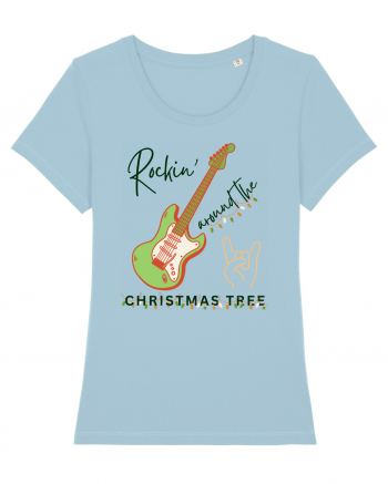 rockin around the christmas tree Sky Blue