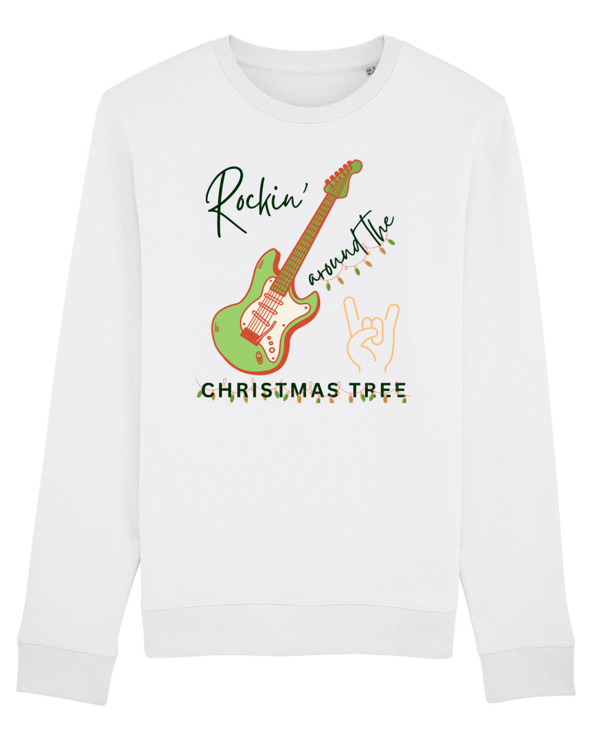 Bluză mânecă lungă Unisex Rise White