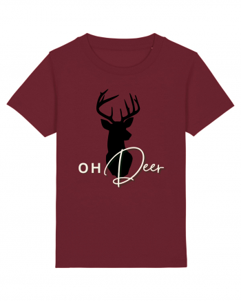 oh deer 2 Burgundy