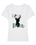 oh deer 3 Tricou mânecă scurtă guler larg fitted Damă Expresser