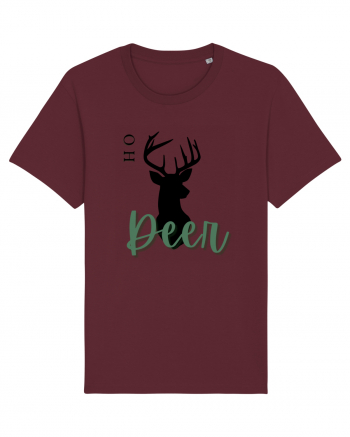 oh deer 3 Burgundy