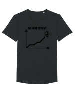 My investment Tricou mânecă scurtă guler larg Bărbat Skater