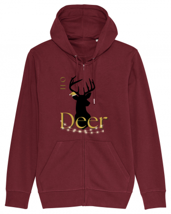 oh deer 4 Burgundy