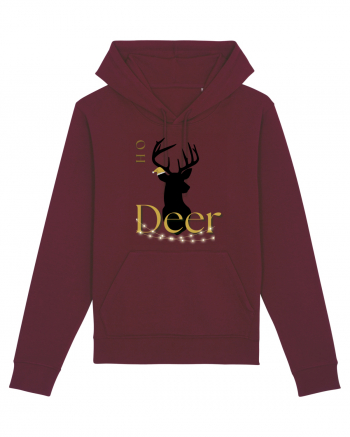 oh deer 4 Burgundy