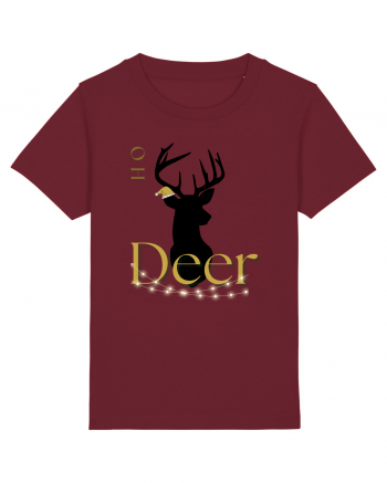 oh deer 4 Burgundy