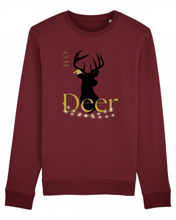 oh deer 4 Burgundy