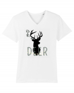 oh deer 5 Tricou mânecă scurtă guler V Bărbat Presenter