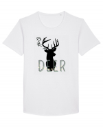 oh deer 5 Tricou mânecă scurtă guler larg Bărbat Skater